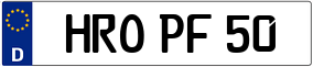 Truck License Plate